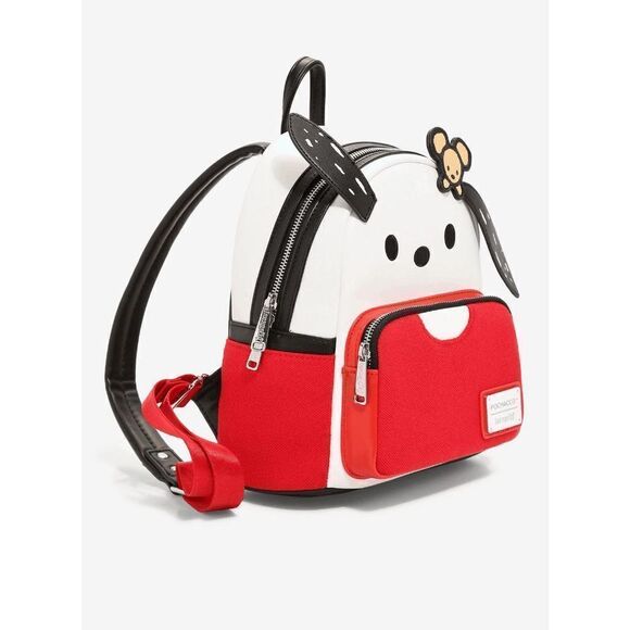 Loungefly Sanrio Pochacco Red T-Shirt Figural Mini Backpack
